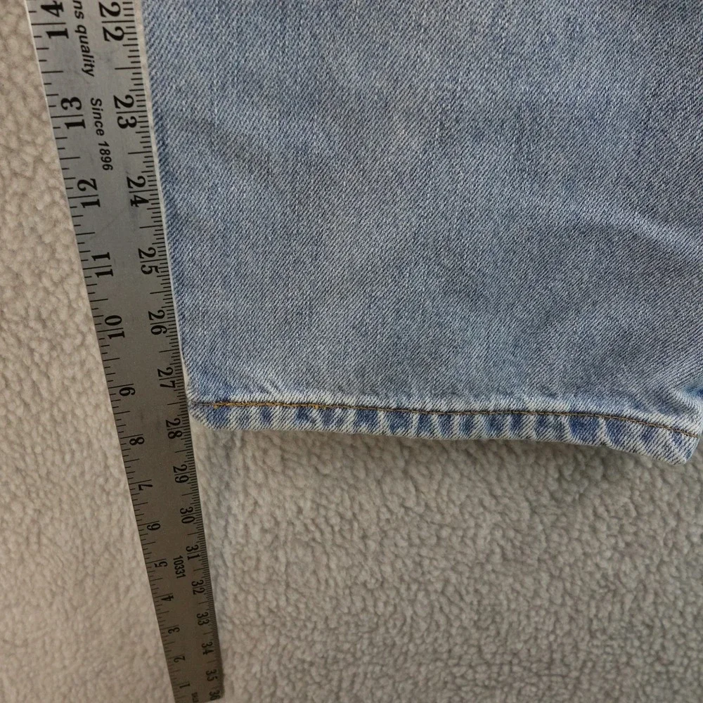 Vintage Levis 505‎ Mens 36x30 Jeans Light Wash Regular Fit Denim Pants Workwear